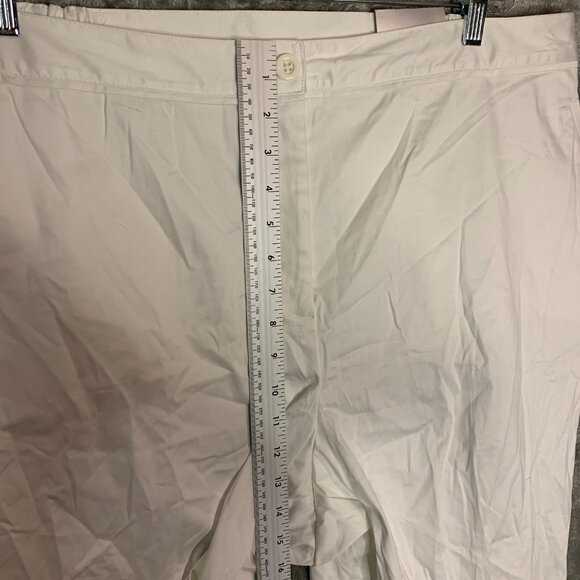 Maggy Barnes Catherines Womens Secret Slimmer Capri Crop Flat Front Classic 22W - Picture 9 of 11